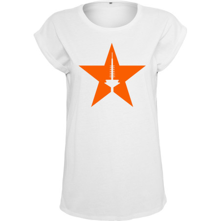 Orangener Stern Damen